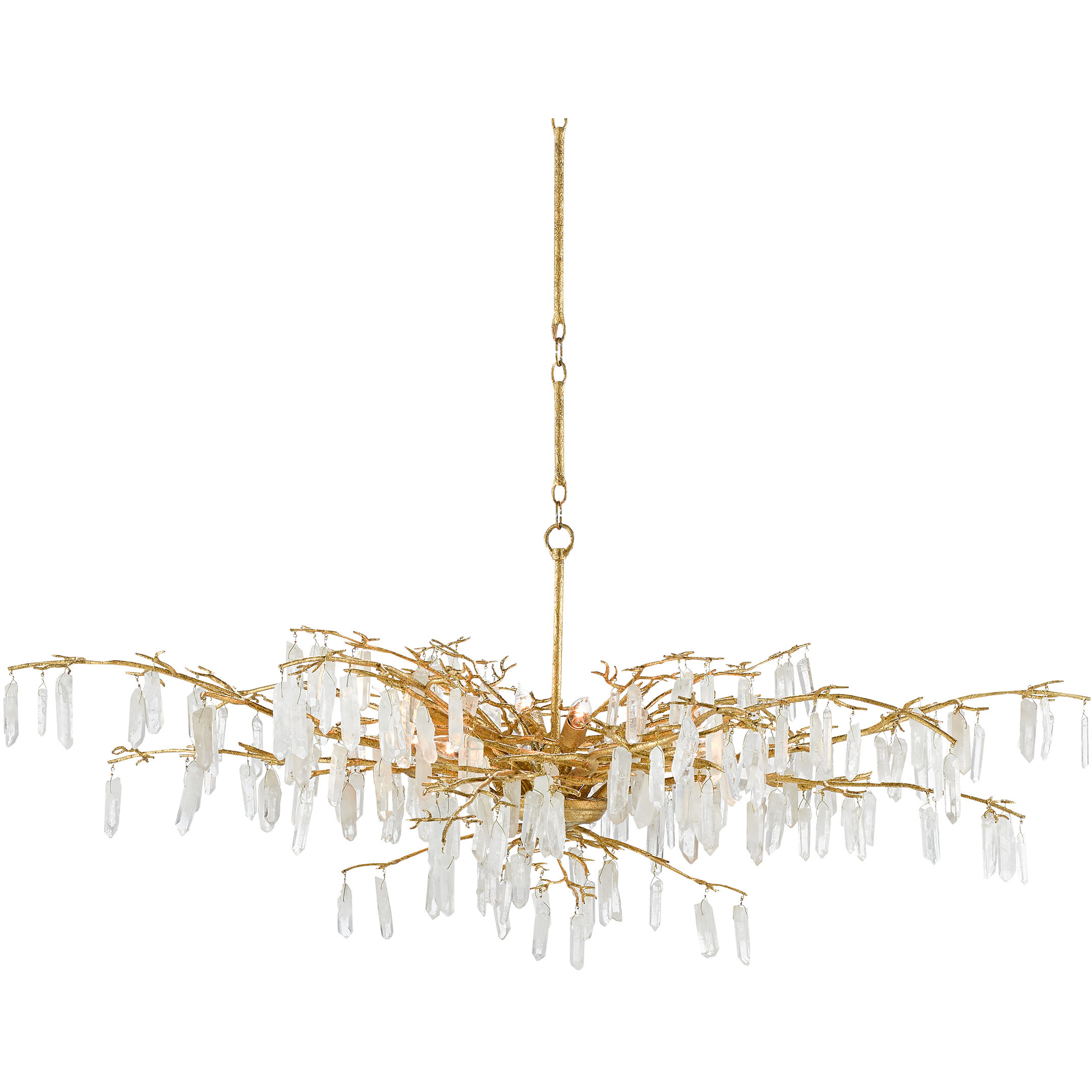 Forest Dawn 8 Light 60.25 inch Washed Lucerne Gold/Natural Chandelier Ceiling Light, Aviva Stanoff Collection