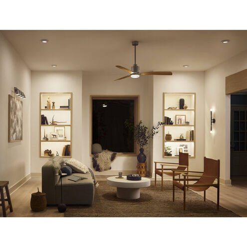 Sylvia 4 Light 120 Brushed Natural Brass Rail Light Ceiling Light