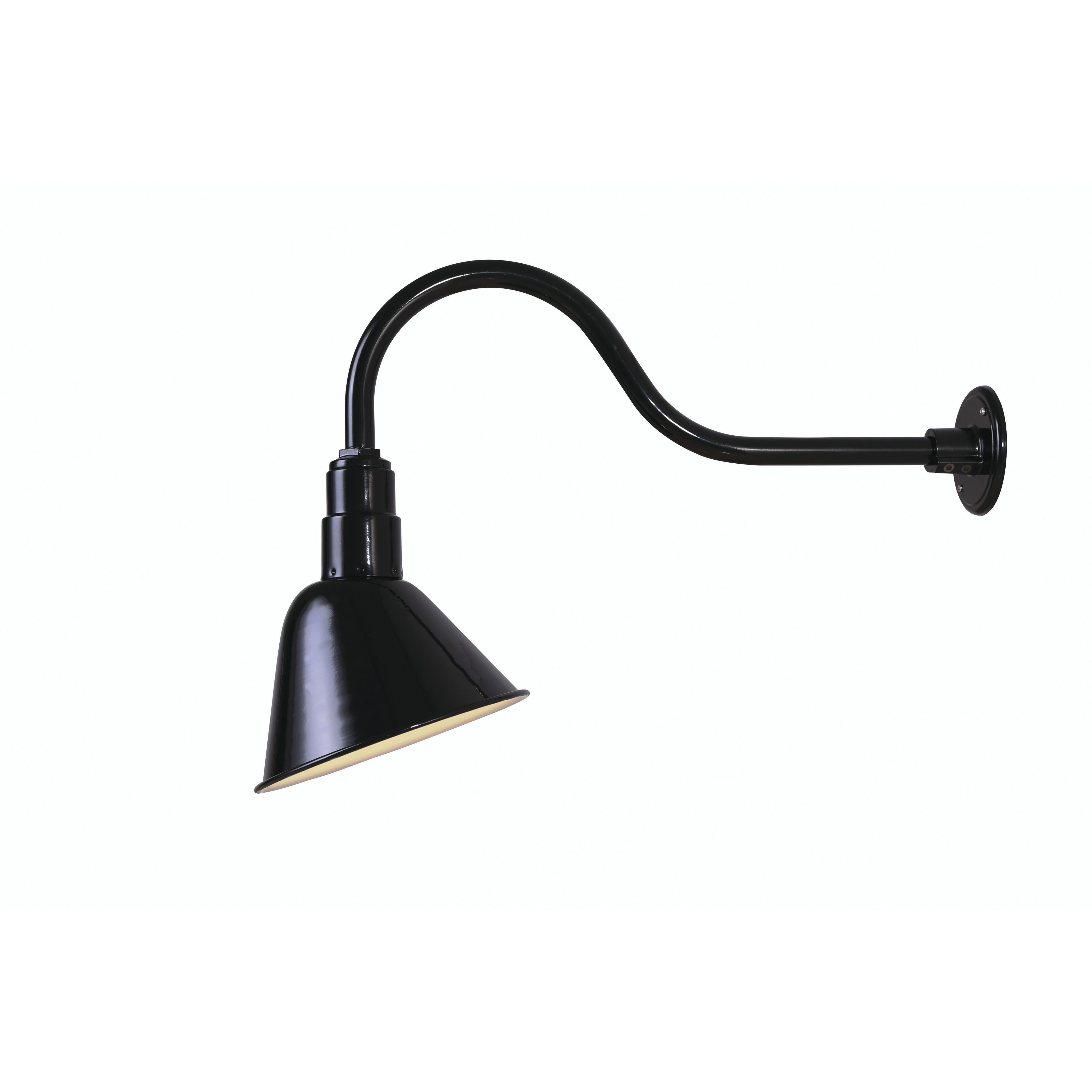 Madison 1 Light 19 inch Black Barn Light