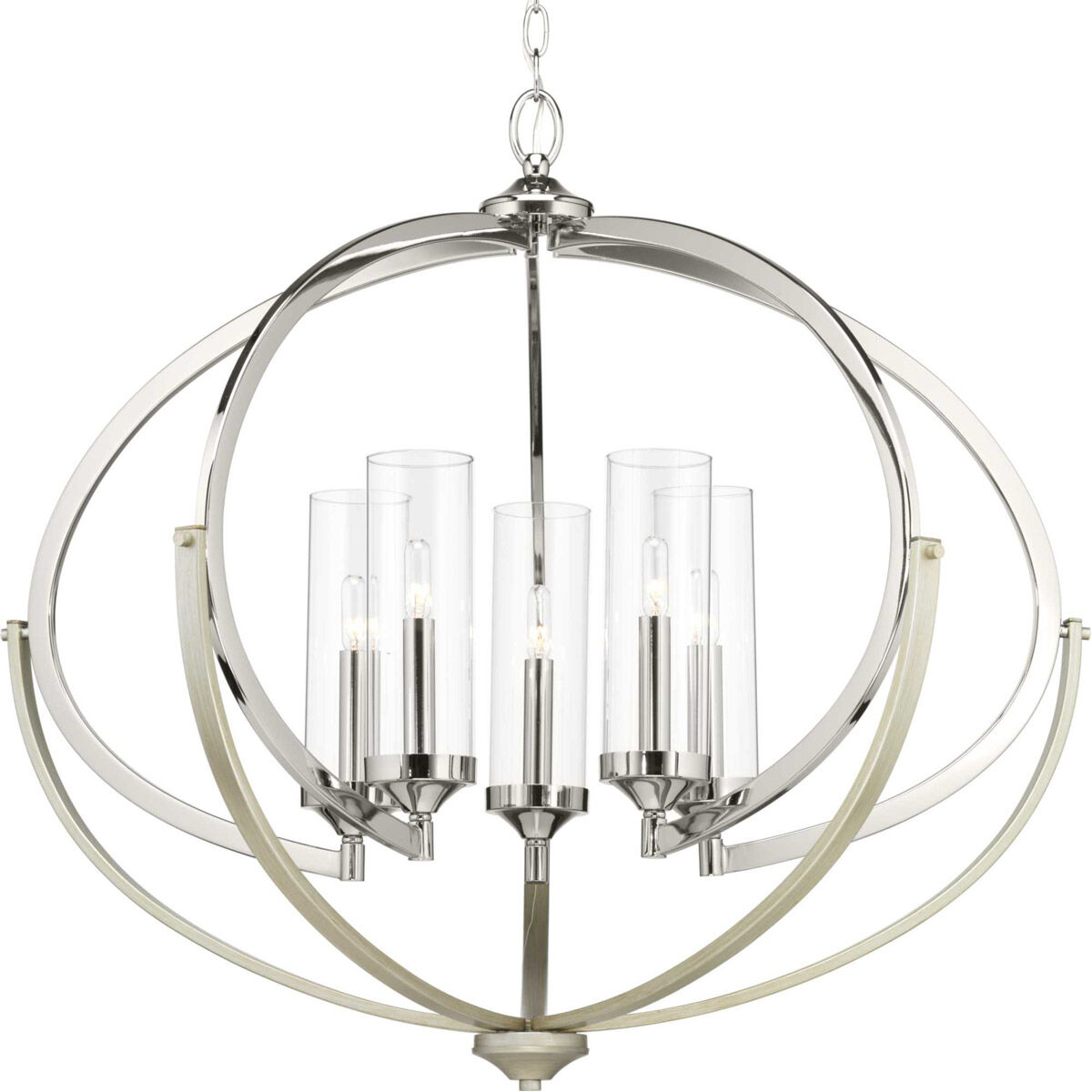 Evoke 5 Light 33.75 inch Chandelier