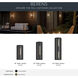 Berens 1 Light 16 inch Textured Black Outdoor Wall Light