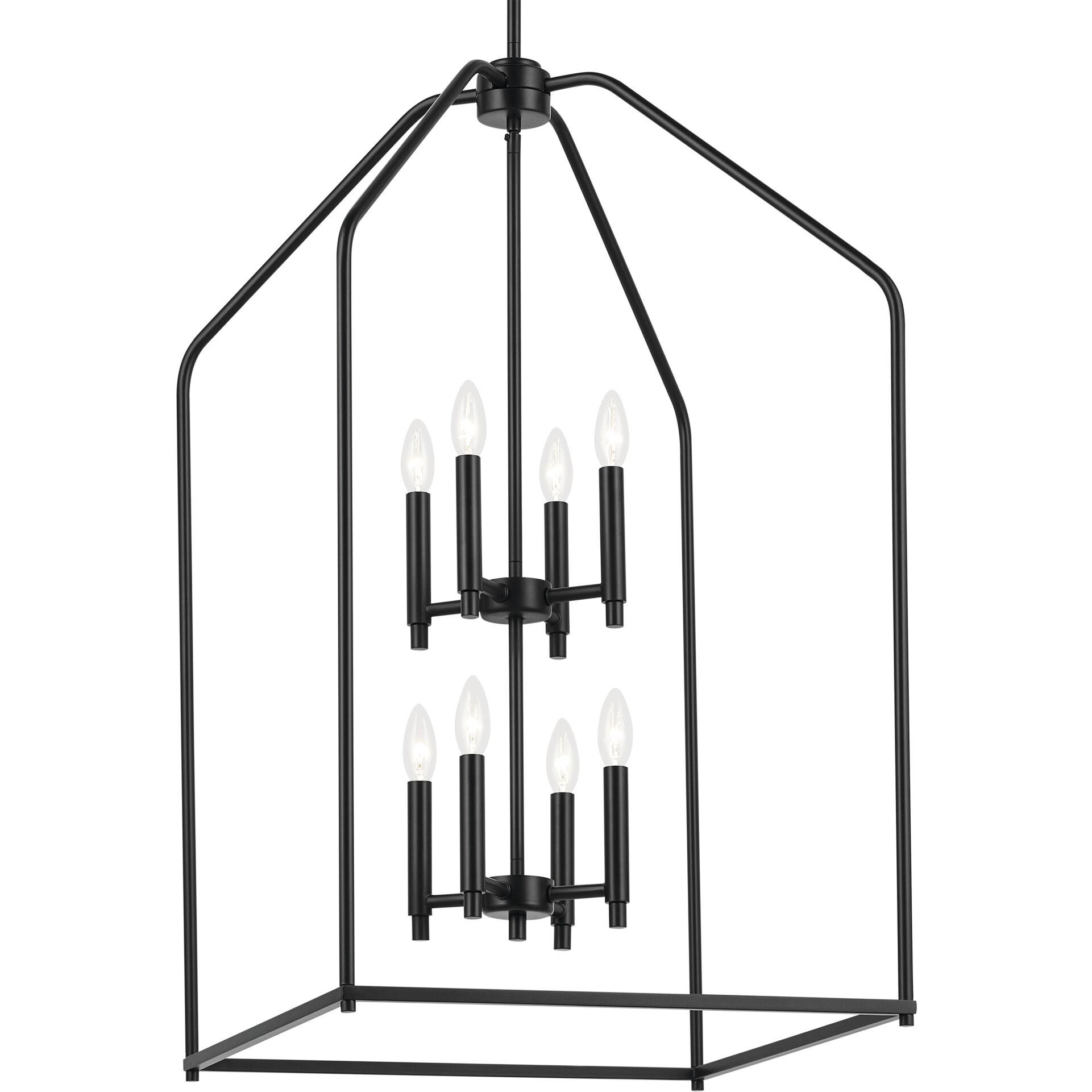 Madden 8 Light 20 inch Black Large Foyer Pendant Ceiling Light