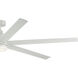 Loa 80 inch Matte White Ceiling Fan