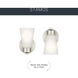 Stamos 1 Light 5 inch Brushed Nickel Wall Sconce Wall Light