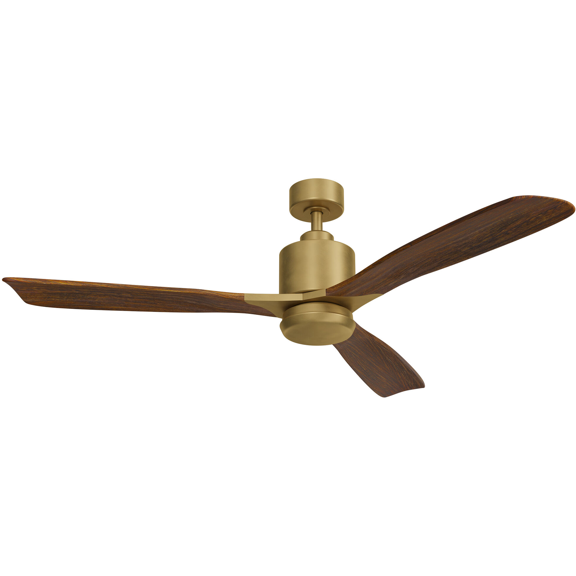 Ridley Ii 52 inch Natural Brass with Cherry Blades Ceiling Fan