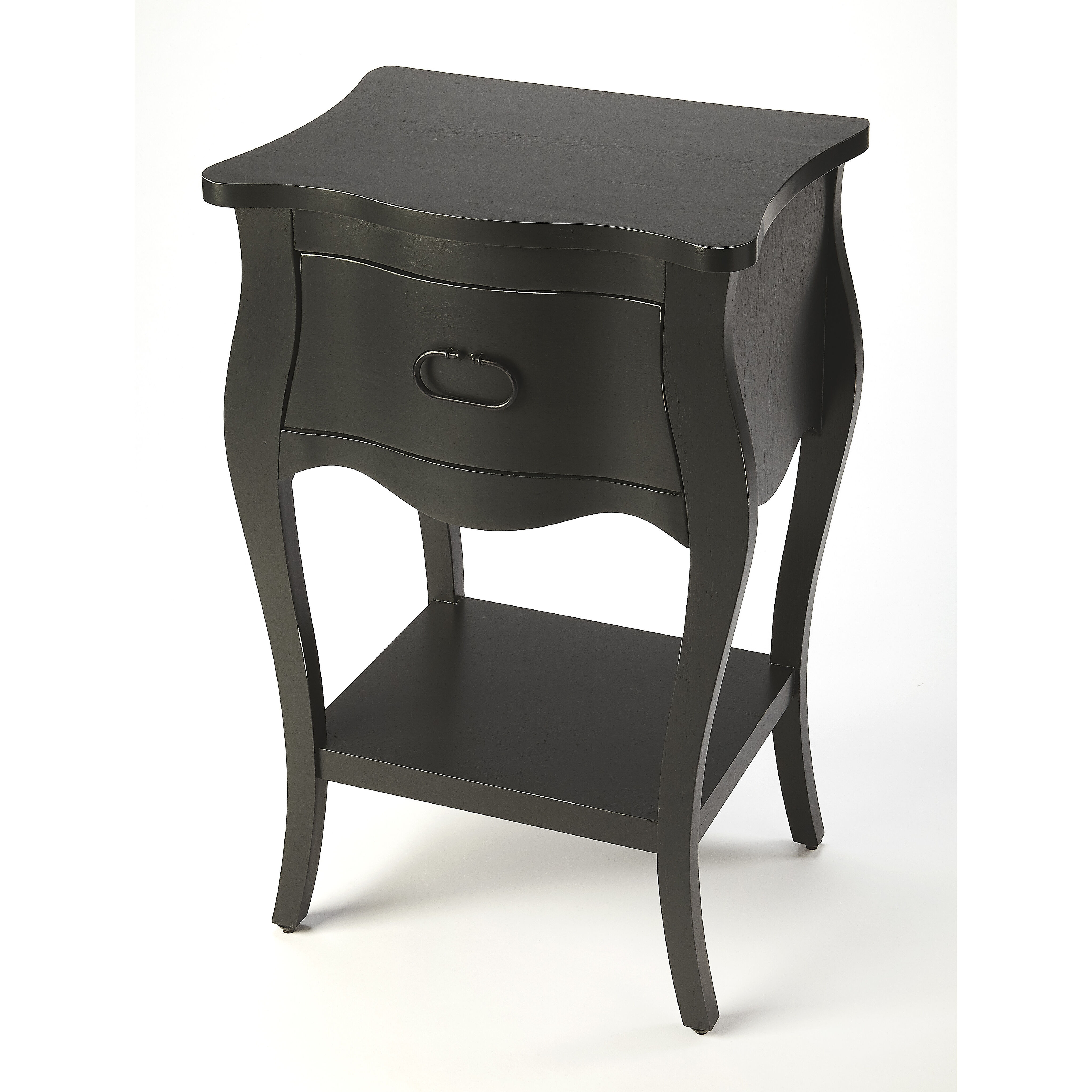Masterpiece Rochelle  29 X 18 inch Black Accent Table