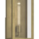 Marea 1 Light 20.25 inch Natural Brass Outdoor Wall Light