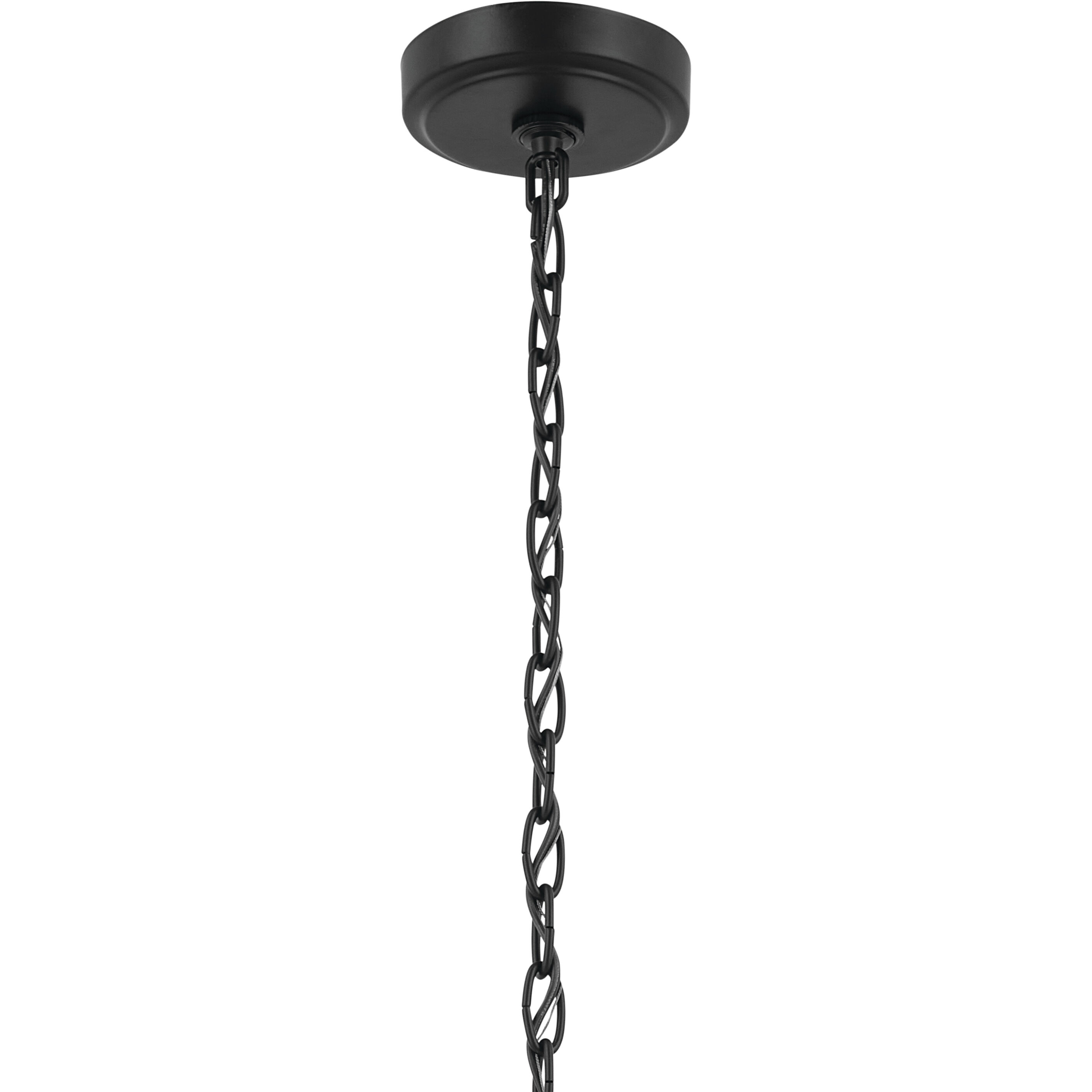 Winslow 6 Light Black Chandelier Ceiling Light, Large