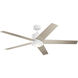 Brahm 56 inch Matte White Ceiling Fan 