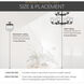 Ceiling Space 1 Light 7 inch Brushed Nickel Flush Mount Light Ceiling Light