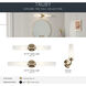 Truby 2 Light 20.75 inch Champagne Bronze Bath Vanity Light Wall Light
