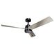 Spyn Lite 52 inch Satin Black Ceiling Fan