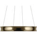 Larousse LED Champagne Bronze Chandelier Ceiling Light