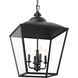 Homestead Dame 4 Light 19 inch Textured Black Foyer Pendant Ceiling Light, Dame