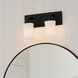 Homestead Vetivene 2 Light 15 inch Textured Black Vanity Light Wall Light, Vetivene