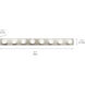 Independence 8 Light 48 inch Brushed Nickel Bath Strip Wall Light