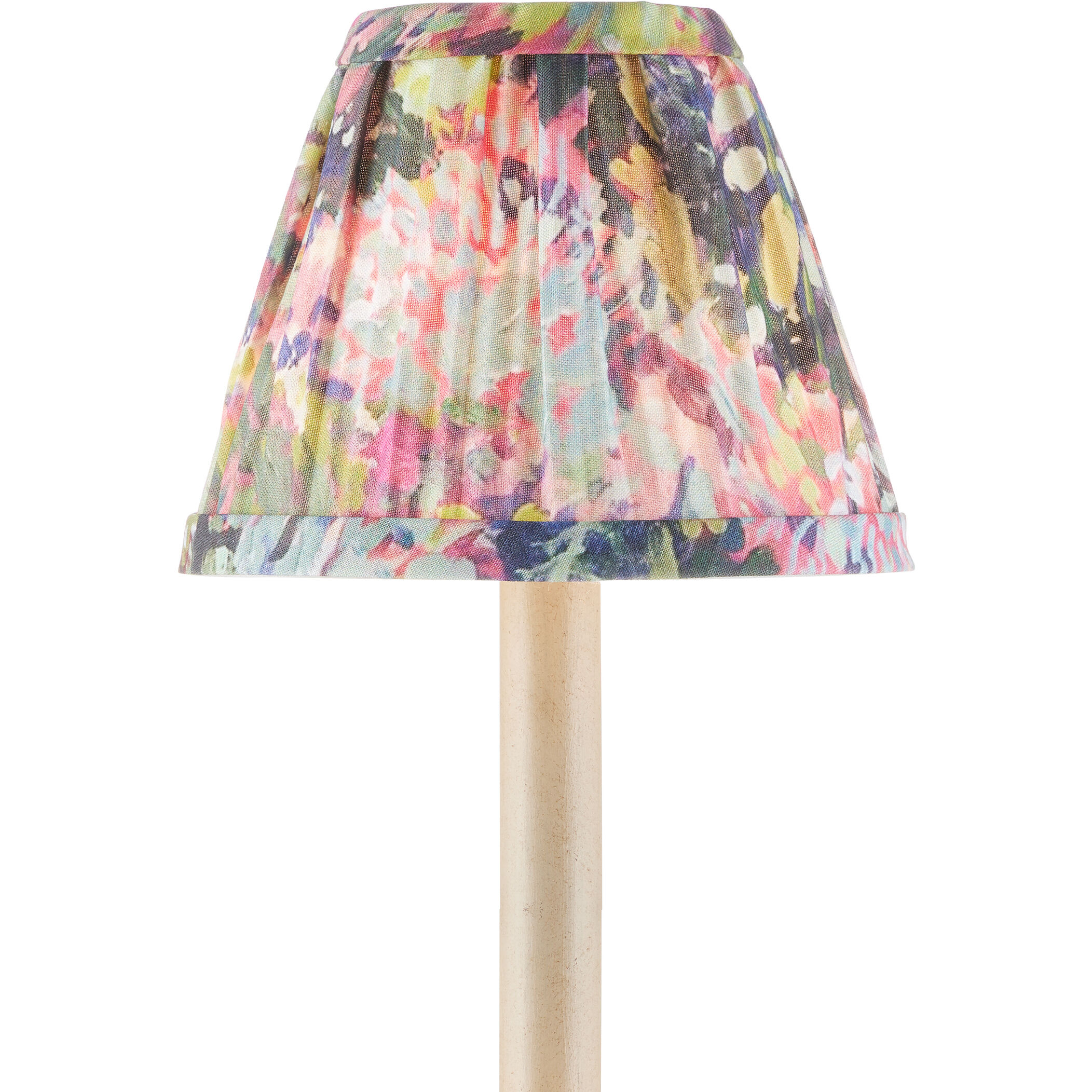 Wildflower Magenta/Green/Blue Tapered Chandelier Shade