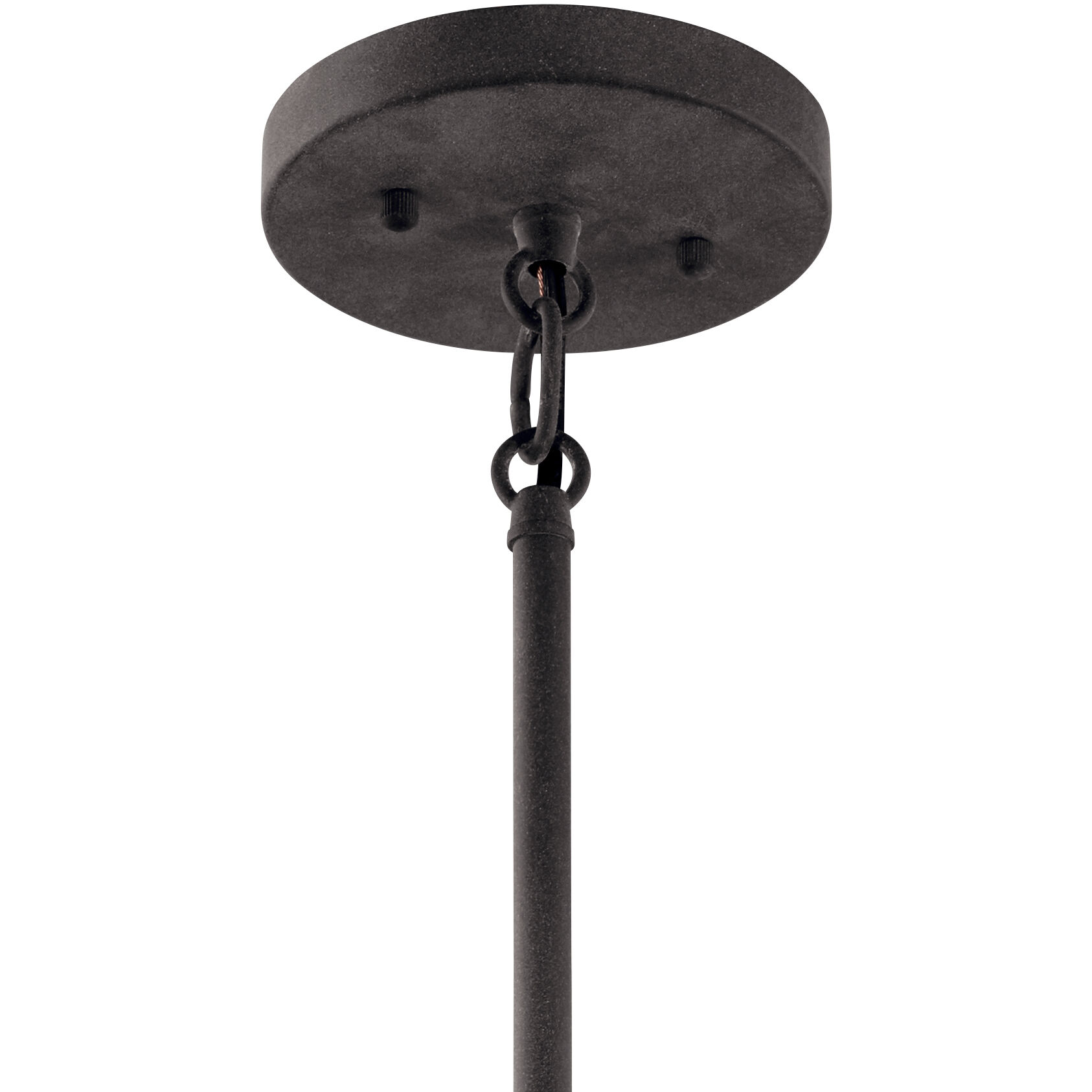 Pier 1 Light 12.5 inch Black Pendant/Semi Flush Ceiling Light
