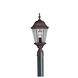 Madison 1 Light 22 inch Tannery Bronze Outdoor Post Lantern