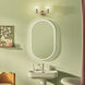 Gioe 2 Light 14.25 inch Champagne Bronze Vanity Light Wall Light