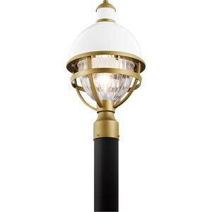 Tollis 1 Light 18 inch White Outdoor Post Lantern