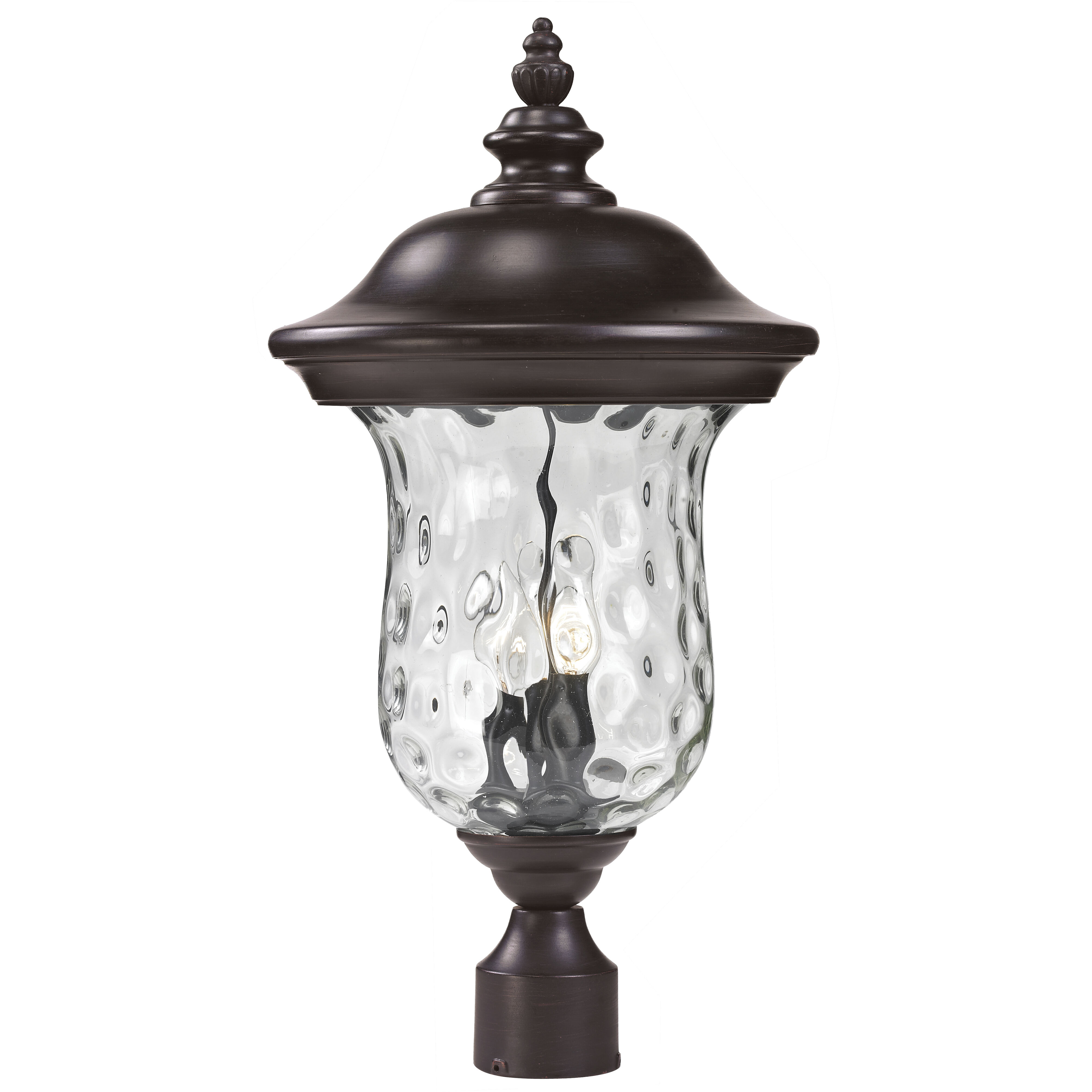 Armstrong 3 Light 12.38 inch Post Light & Accessory
