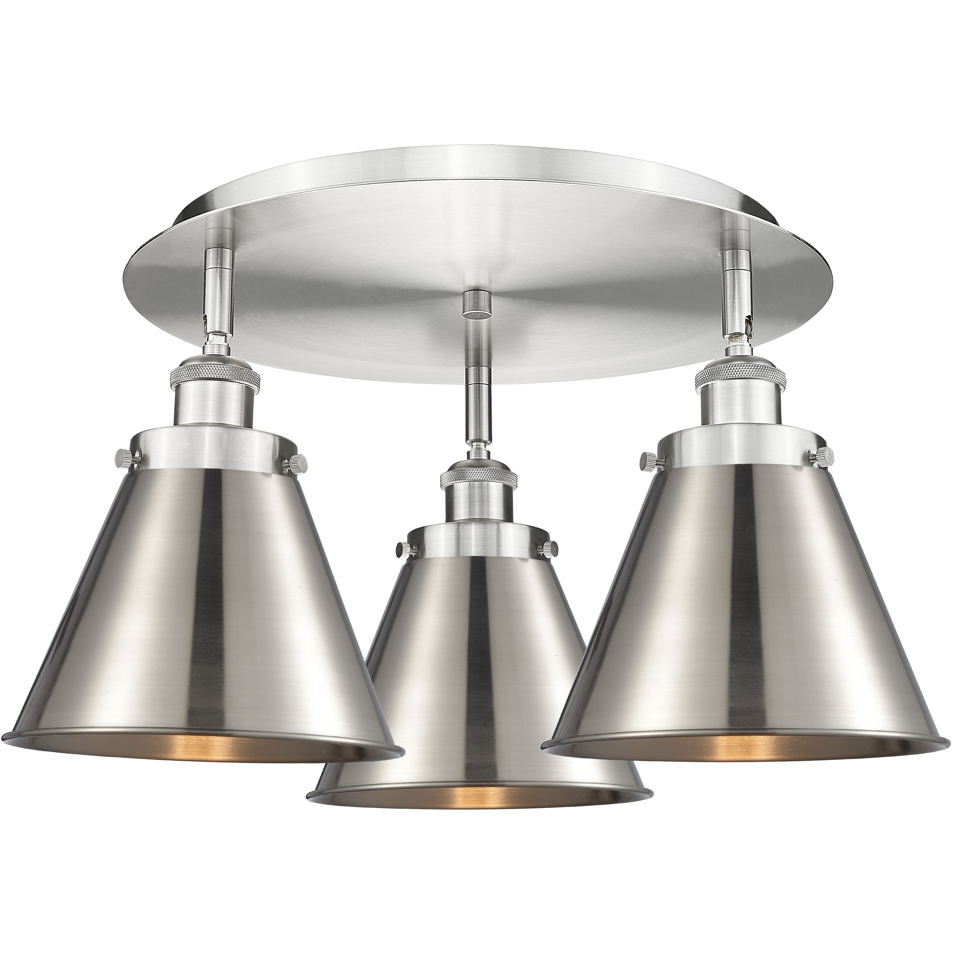 Ballston Urban 3 Light 19.75 inch Flush Mount