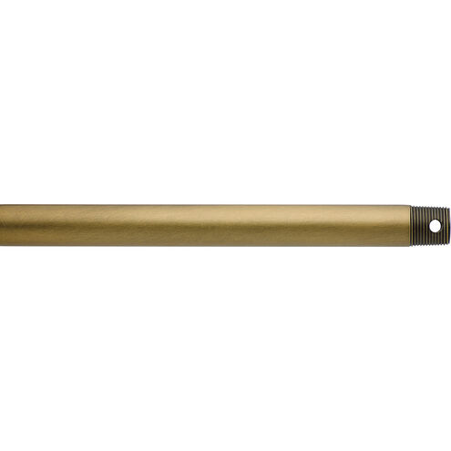 Natural Brass Fan Down Rod, 12 inch