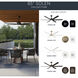 Solen 65 inch Matte Black Ceiling Fan