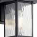 Capanna 1 Light 10 inch Textured Black Outdoor Wall, Small