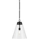 Marsailli 1 Light Black Pendant Ceiling Light, Large