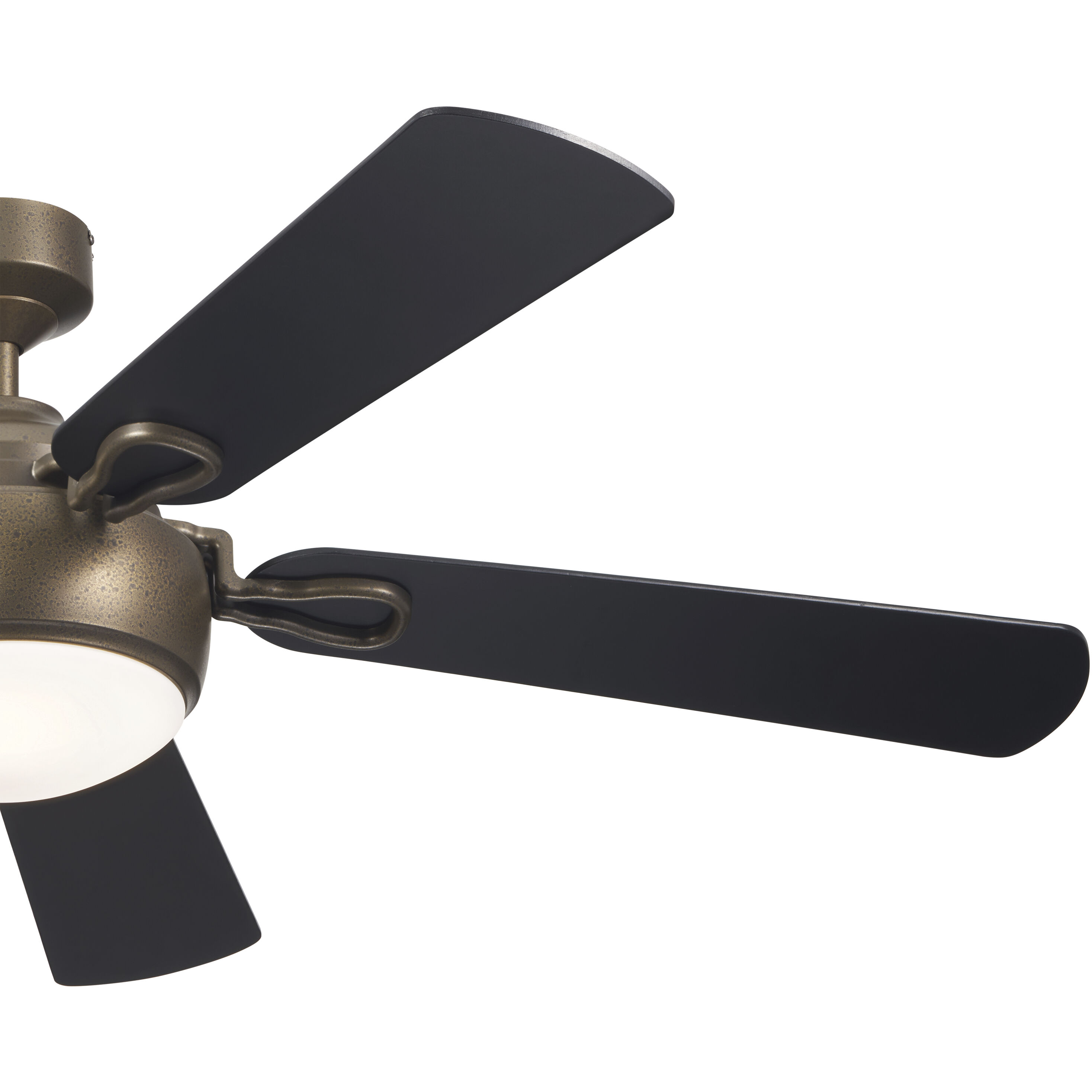 Humble 60 inch Character Bronze with Black Blades Ceiling Fan