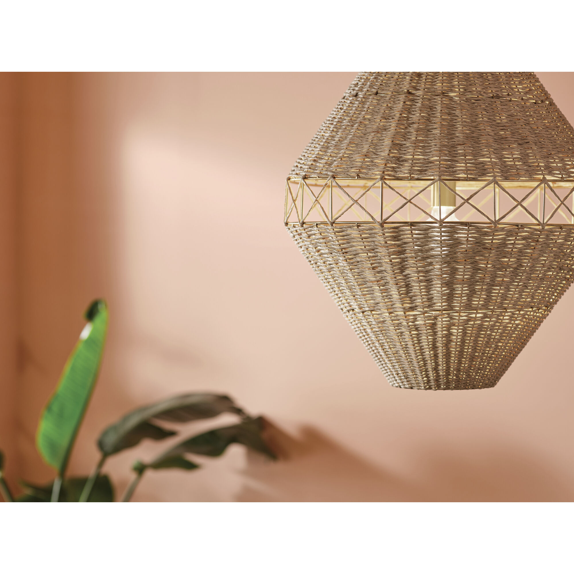 Lulo 1 Light Champagne Bronze Pendant Ceiling Light