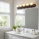 Independence 5 Light 36 inch Tannery Bronze Wall Mt Bath 5 Arm Or More Wall Light