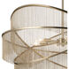 Khaite 6 Light Champagne Bronze Chandelier Ceiling Light