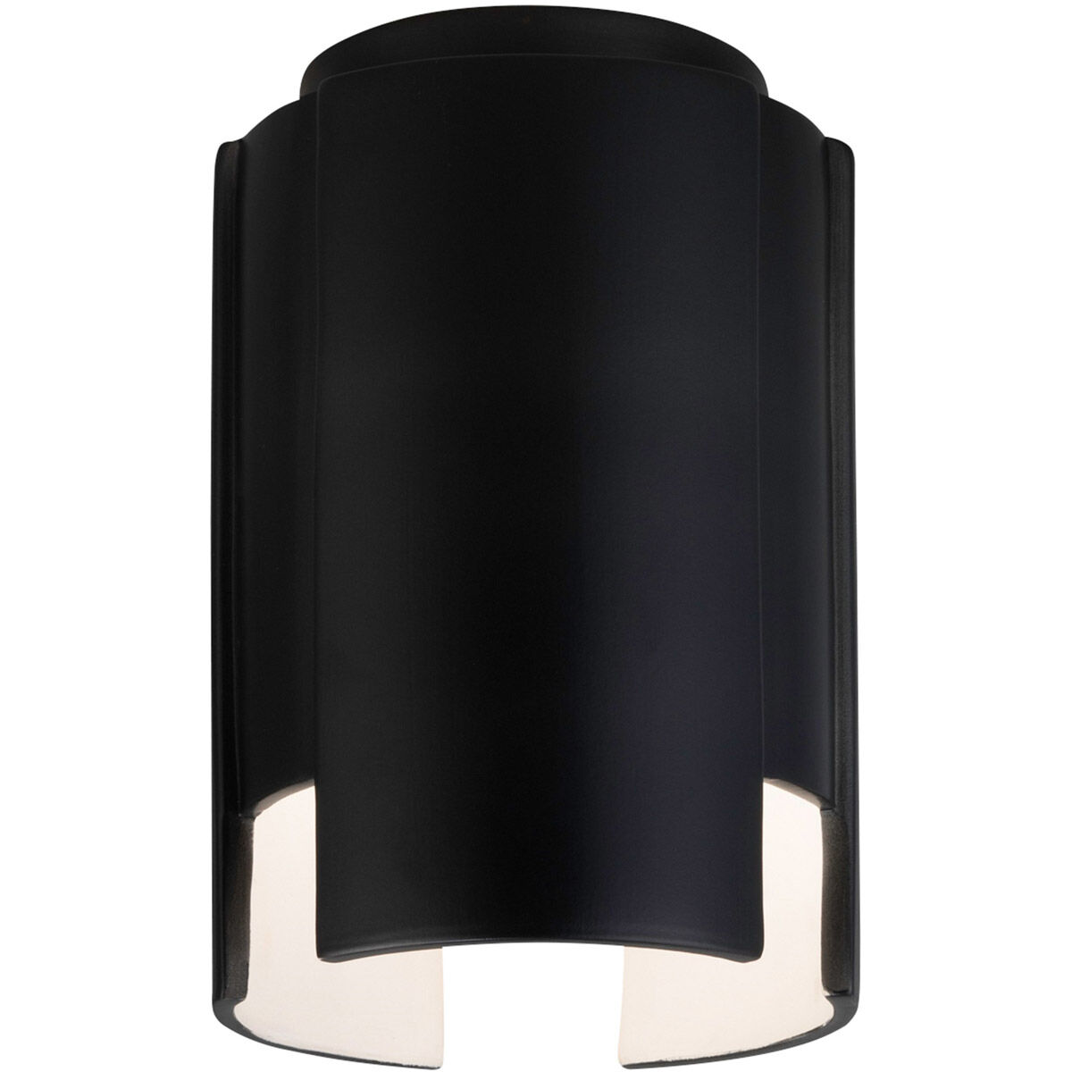 Radiance Collection LED 6.25 inch Gloss Gray Flush-Mount Ceiling Light