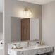 Meller 2 Light 15.25 inch Champagne Bronze Bath Vanity Light Wall Light