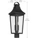 Cleary 2 Light 25.25 inch Textured Black Outdoor Post Light
