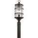 Mill Lane 1 Light 23 inch Anvil Iron Outdoor Post Lantern