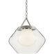 Nella 1 Light Polished Nickel Pendant Ceiling Light