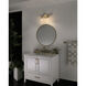 Brinley 2 Light 15.75 inch Champagne Bronze Bath Vanity Light Wall Light