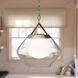 Nella 1 Light Polished Nickel Pendant Ceiling Light