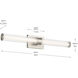 Laurene LED 31 inch Brushed Nickel Linear Bath Bar Wall Light, Large