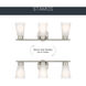 Stamos 3 Light 22 inch Brushed Nickel Bath Vanity Light Wall Light, 3 Arm