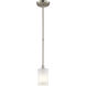 Joelson 1 Light 4 inch Brushed Nickel Mini Pendant Ceiling Light in Incandescent