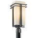 Tremillo 1 Light 20 inch Black Outdoor Post Lantern