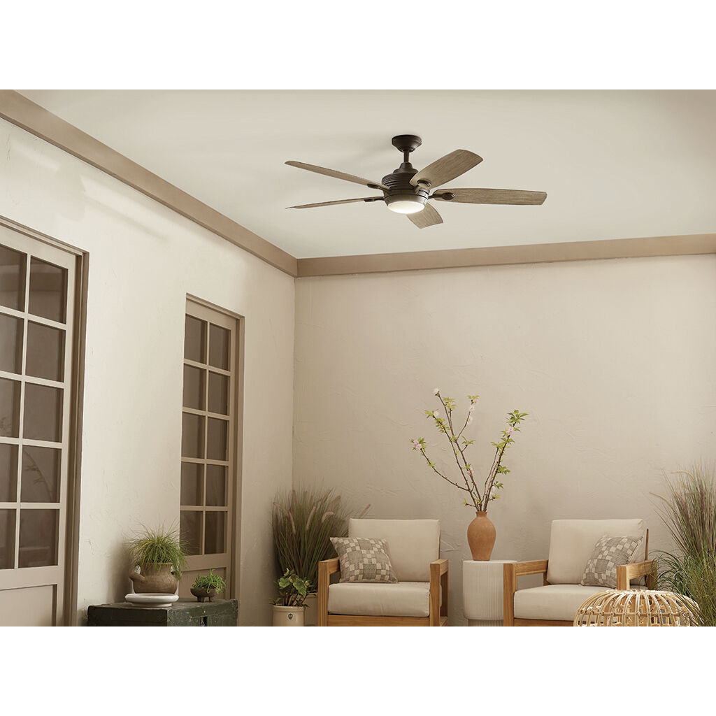 Kichler 310080OZ Tranquil 56 inch Olde Bronze with Weathered