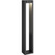 Independence 12 AC/DC 5 watt Textured Black Aimed Bollard in 2700K