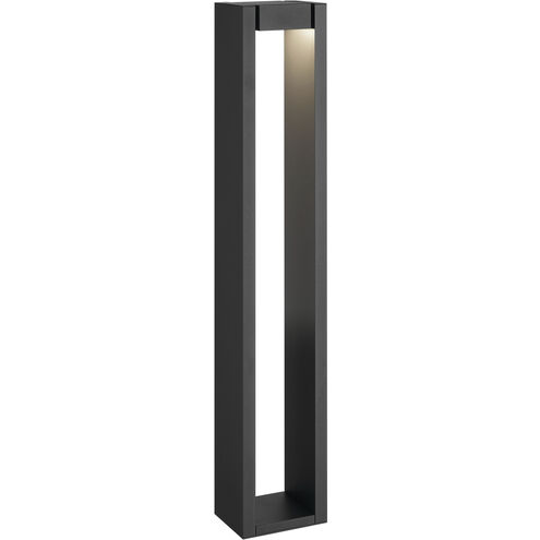 Independence 12 AC/DC 5 watt Textured Black Aimed Bollard in 2700K