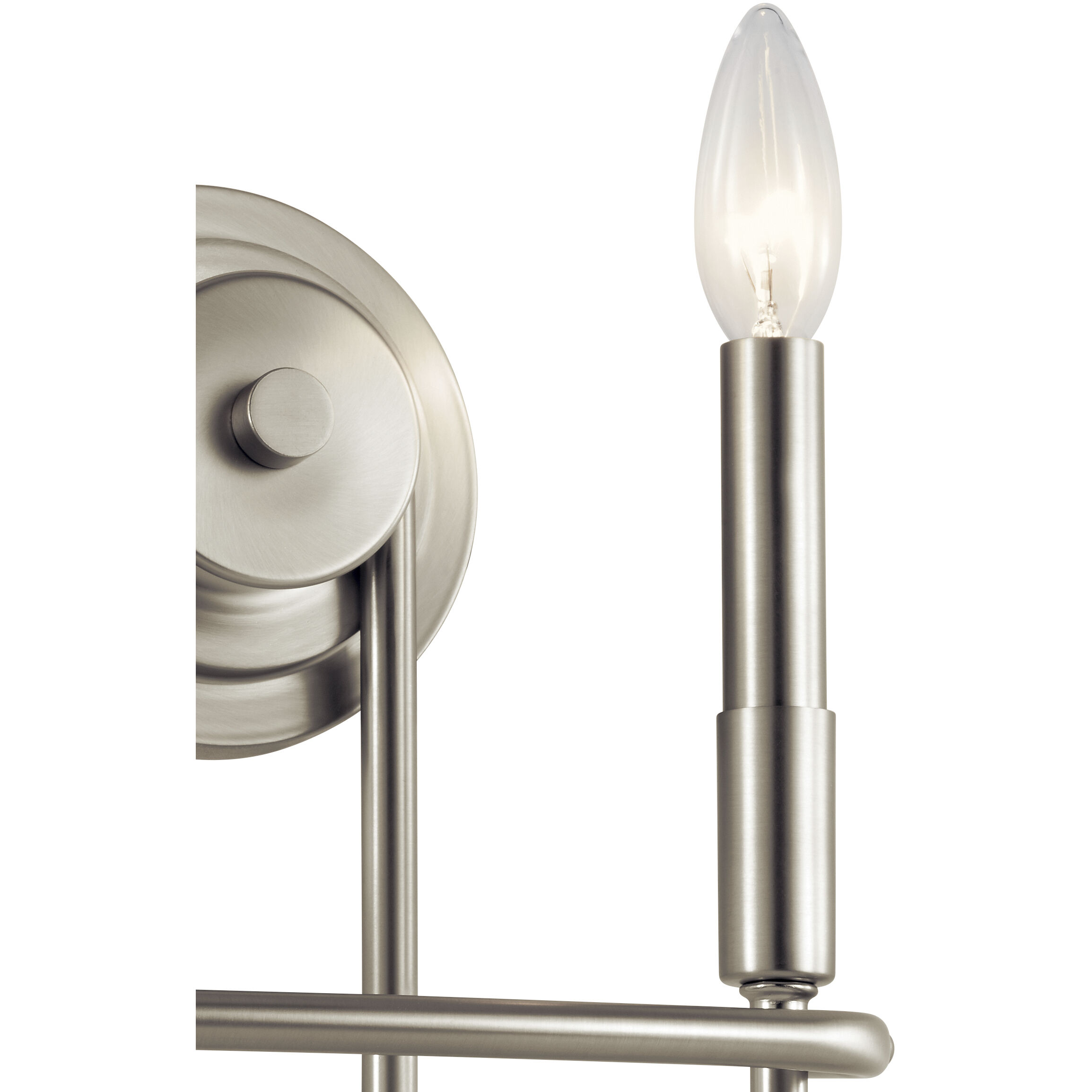 Capitol Hill 2 Light 10 inch Brushed Nickel Wall Bracket Wall Light